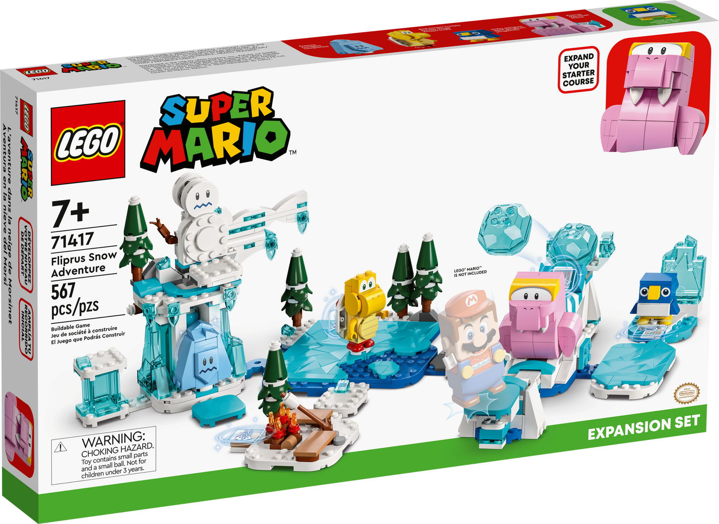 71417 LEGO Super Mario - Pack di espansione Avventura sulla neve di Tricherino