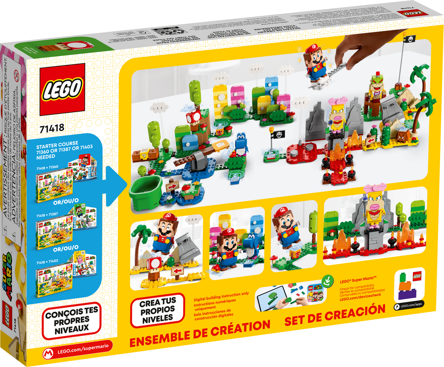 71418 LEGO Super Mario - Toolbox creativa