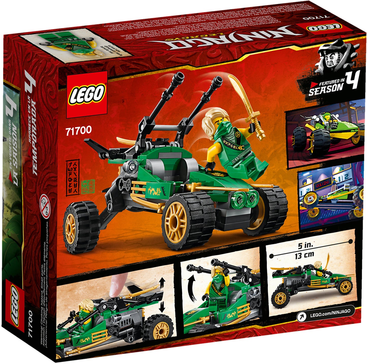 71700 LEGO Ninjago - Fuoristrada della Giungla