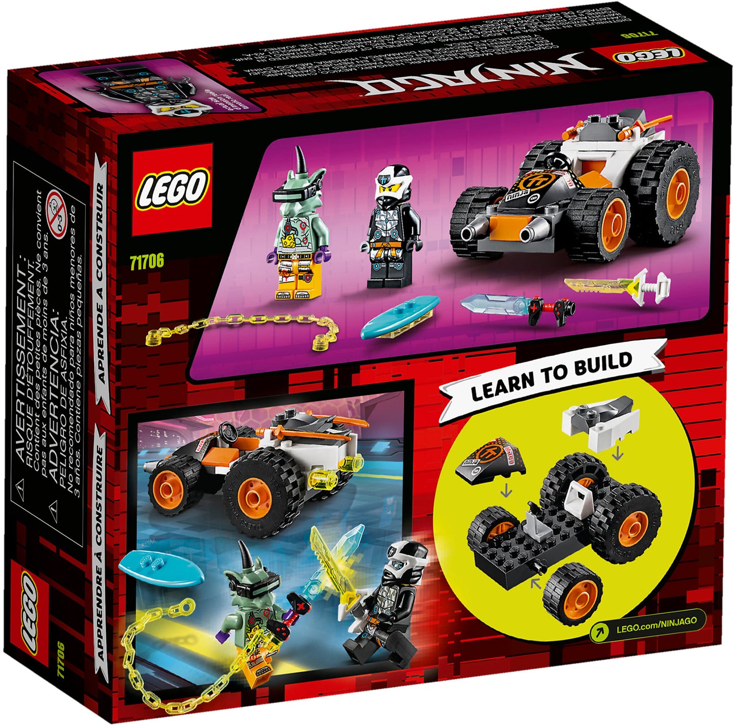 71706 LEGO Ninjago - Il Bolide di Cole