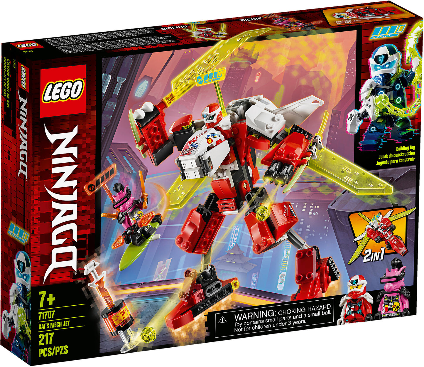 71707 LEGO Ninjago - Il Mech Jet di Kai