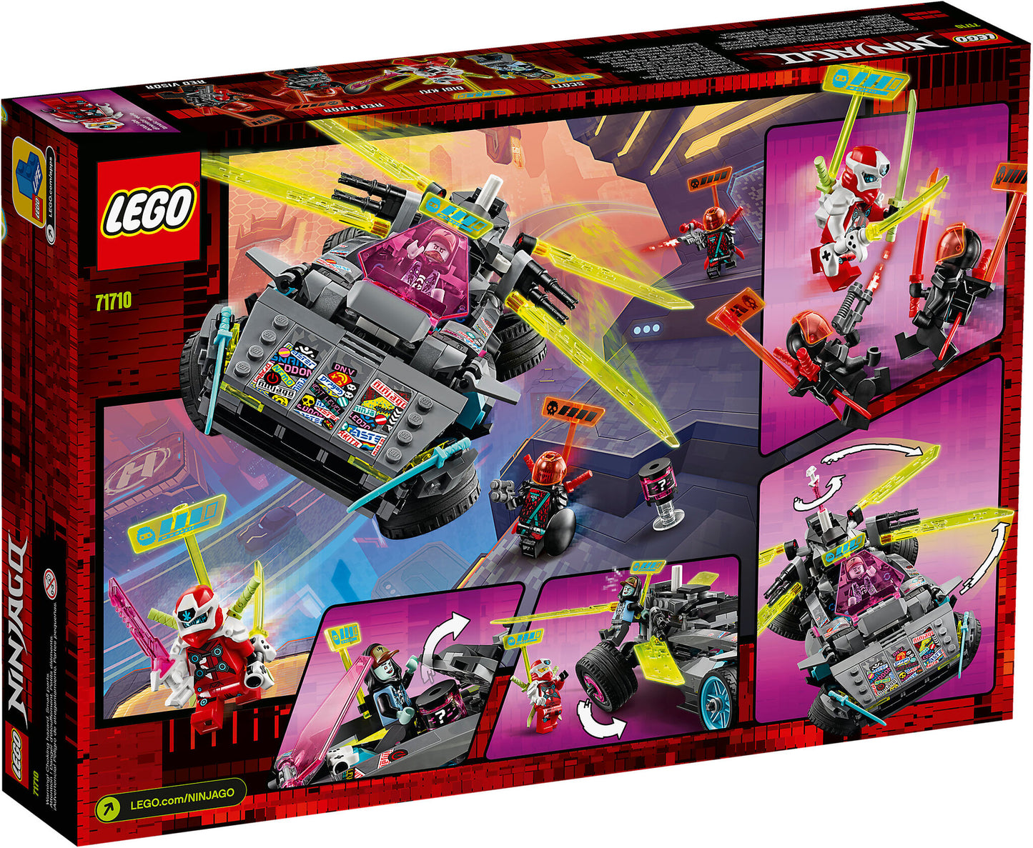 71710 LEGO Ninjago - La Macchina Tuner Dei Ninja