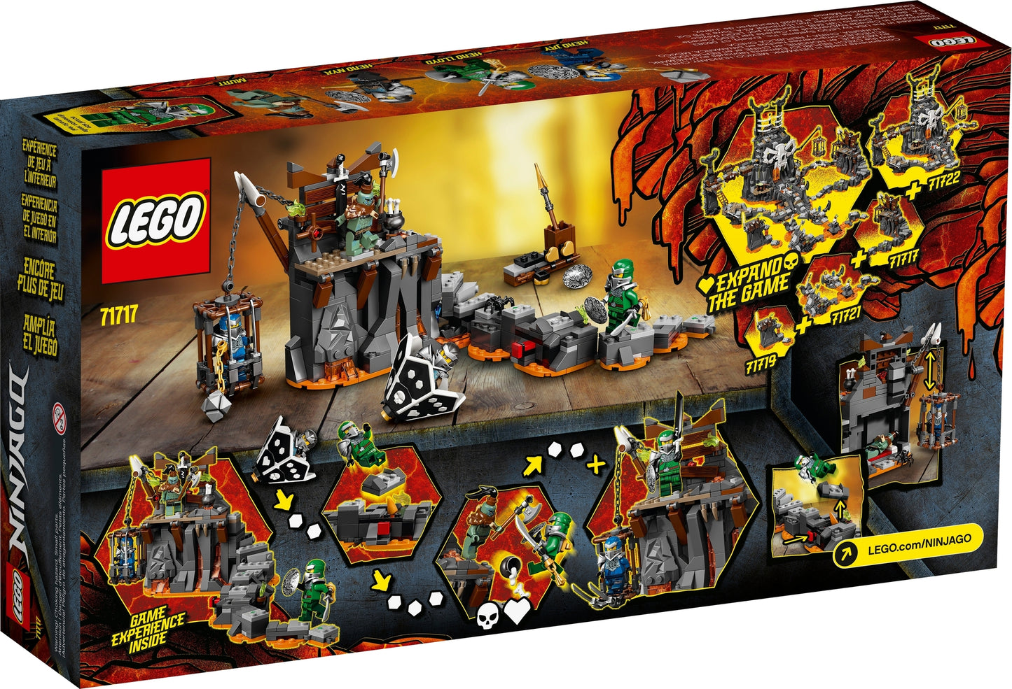 71717 LEGO Ninjago - Viaggio nelle Segrete dei Teschi