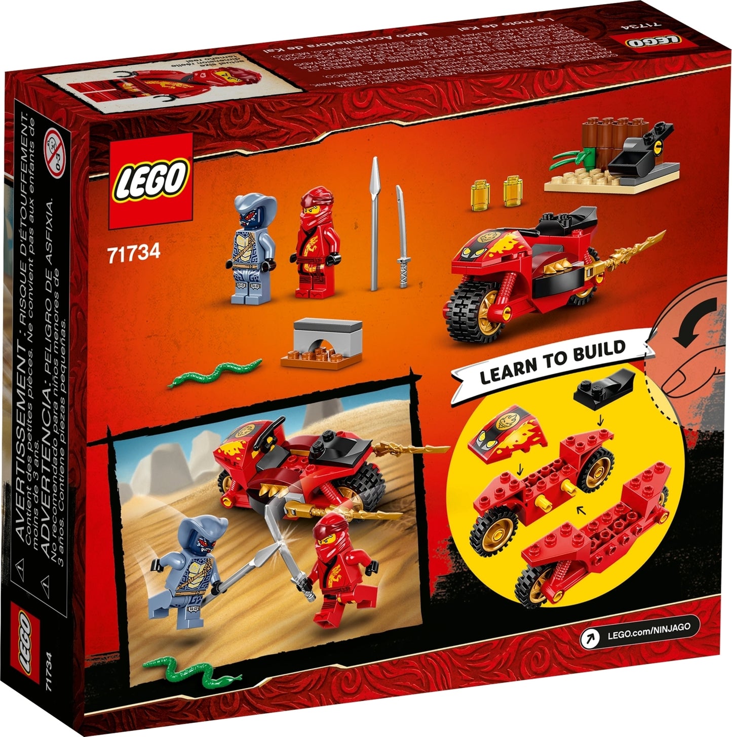 71734 LEGO Ninjago - La Moto di Kai