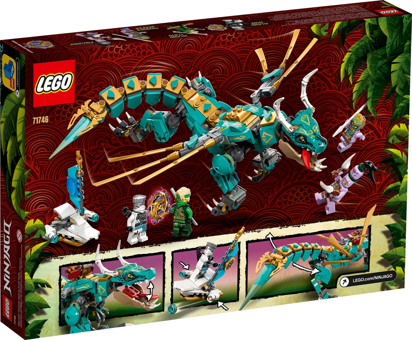71746 LEGO Ninjago - Dragone della Giungla