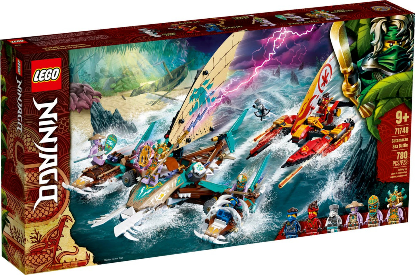 71748 LEGO Ninjago - Battaglia in Mare dei Catamarani