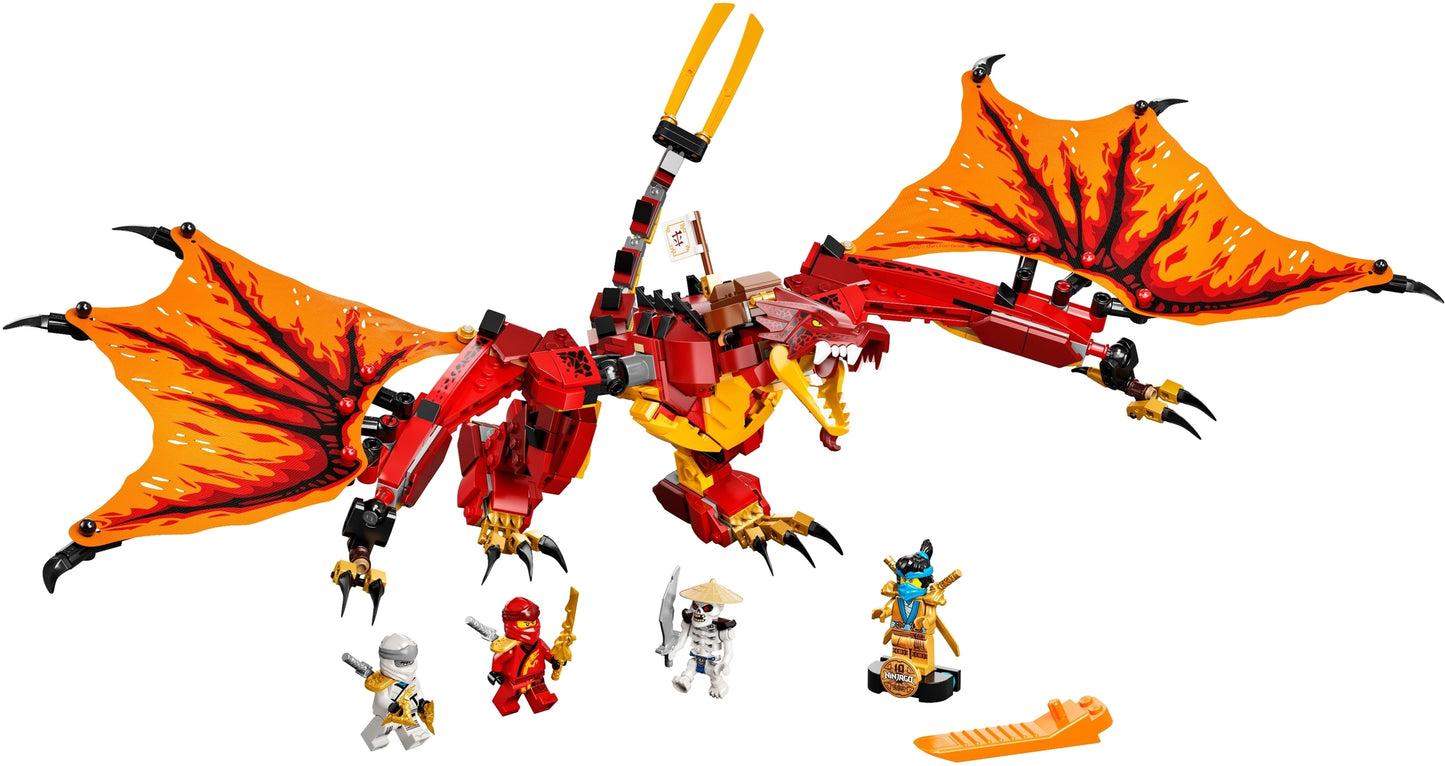 71753 LEGO Ninjago - L'attacco del Dragone del Fuoco