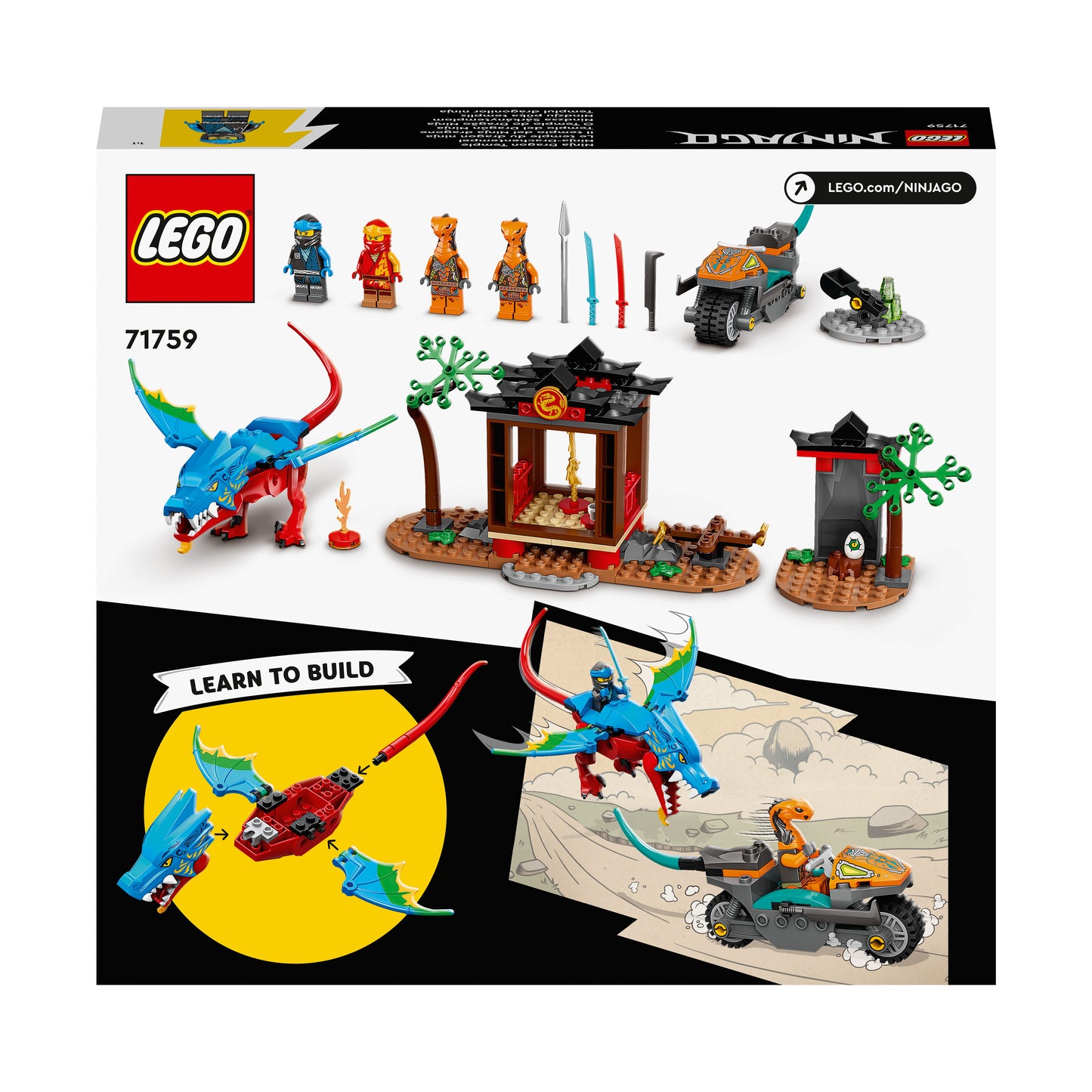 71759 LEGO Ninjago - Il tempio del Ninja dragone