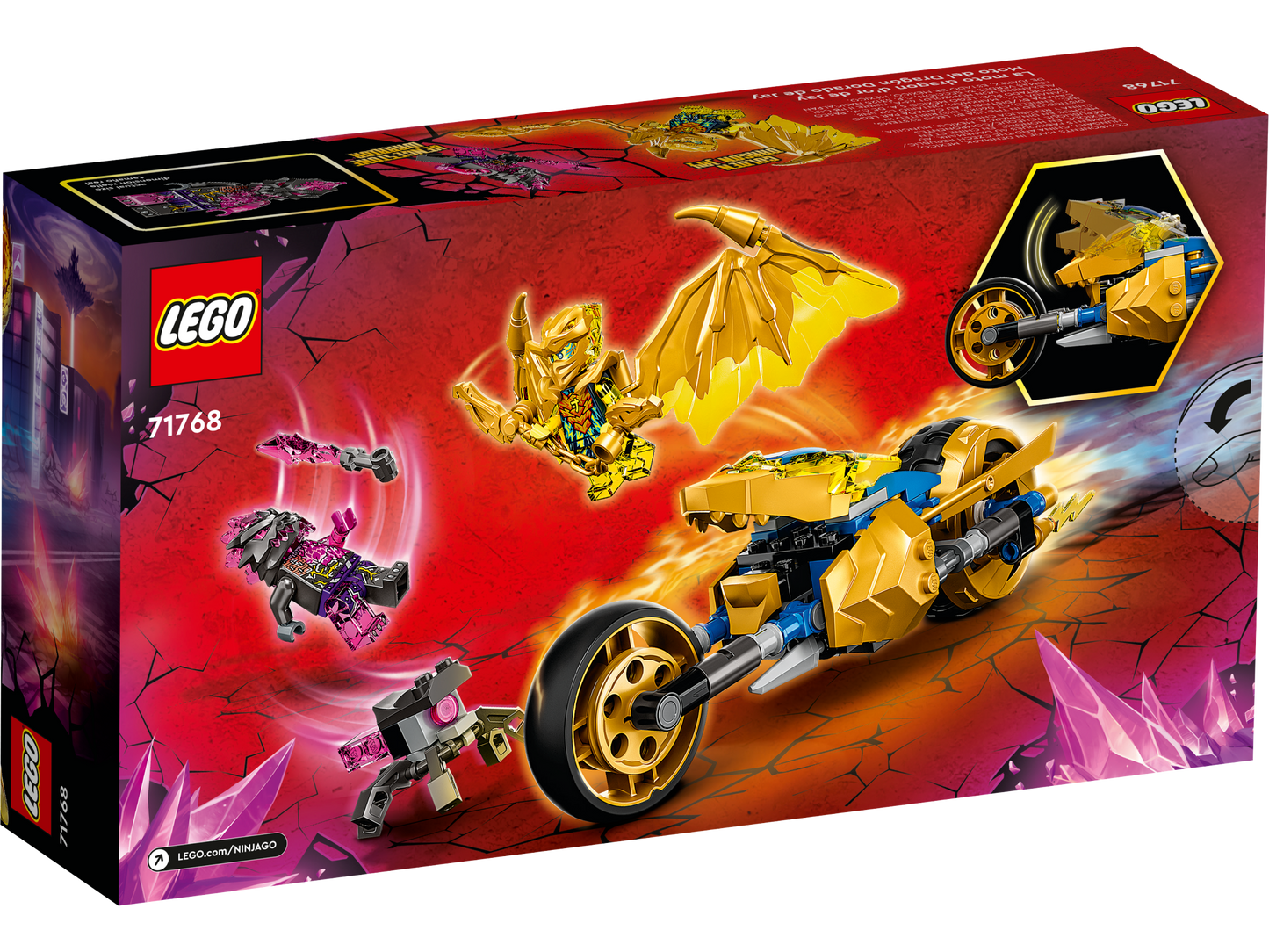71768 LEGO Ninjago - Moto Drago d’Oro di Jay