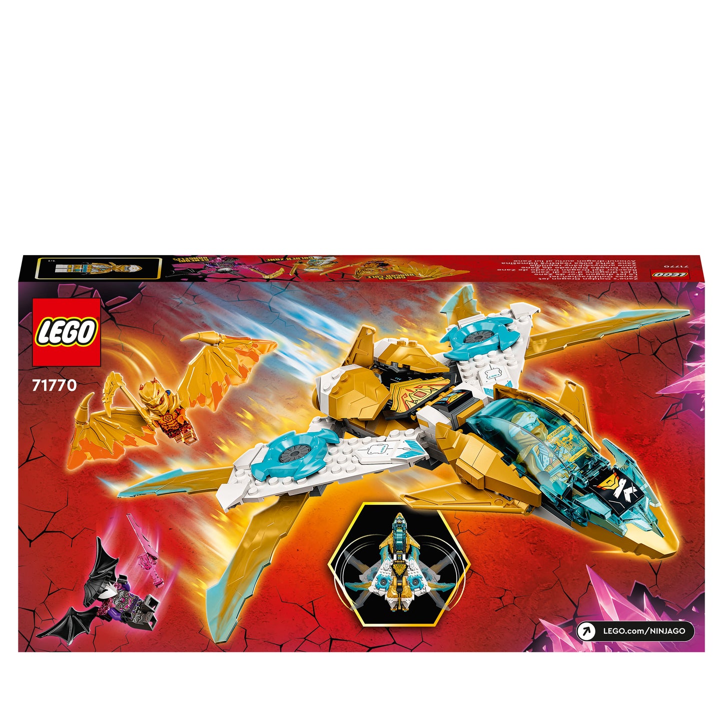 71770 LEGO Ninjago - Zane's Golden Dragon Jet