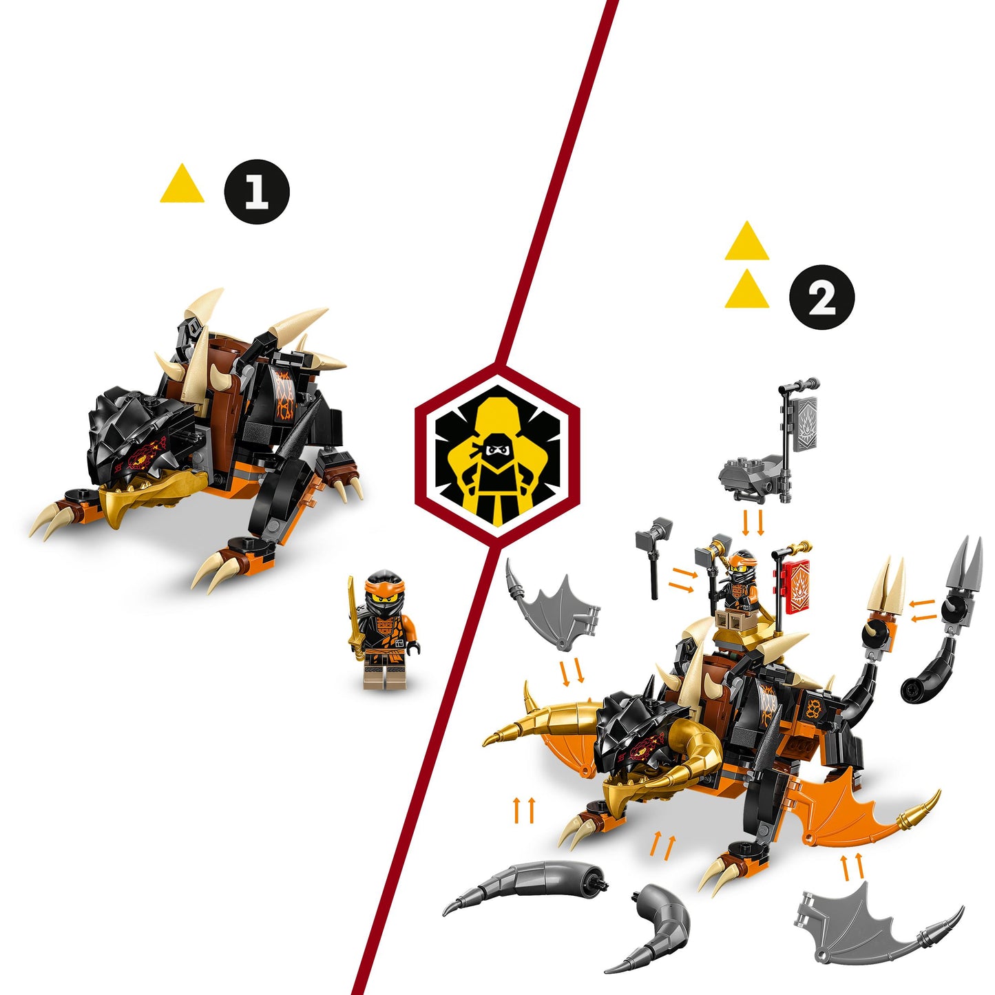 71782 LEGO Ninjago - Drago di Terra di Cole - EVOLUTION