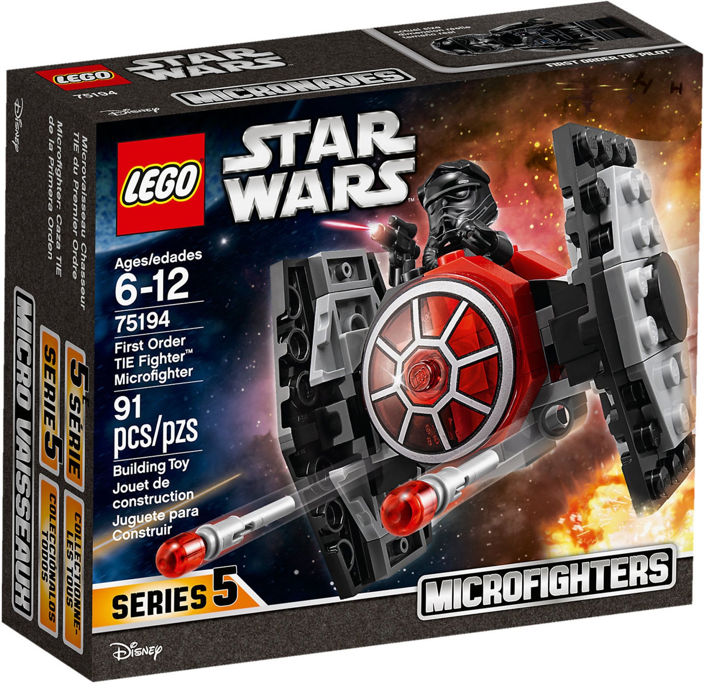 75194 LEGO Star Wars - Microfighter First Order Tie Fighter™
