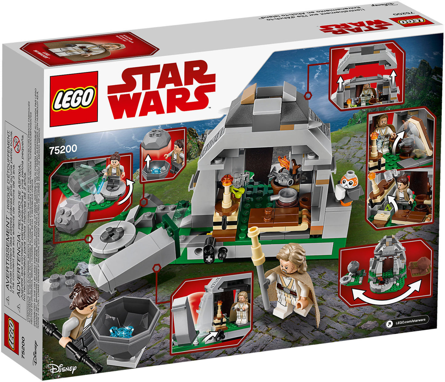 75200 LEGO Star Wars - Addestramento Ad Ahch To Island™