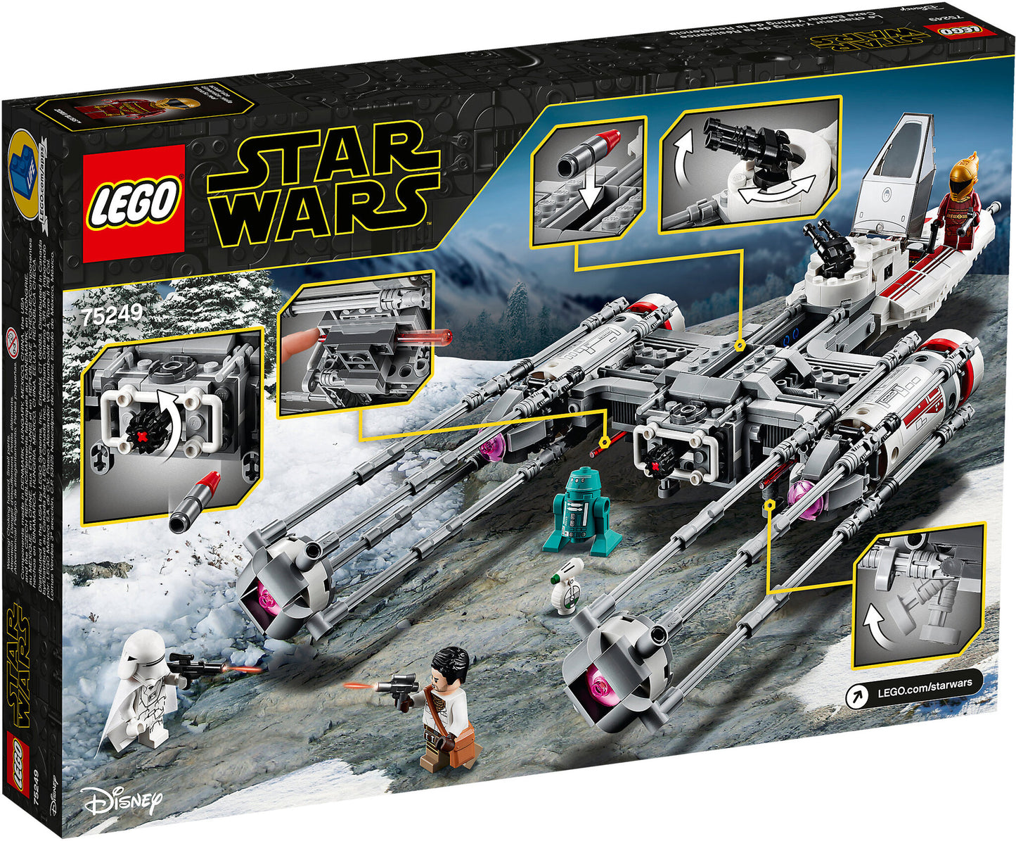 75249 LEGO Star Wars - Y Wing Starfighter™ della Resistenza