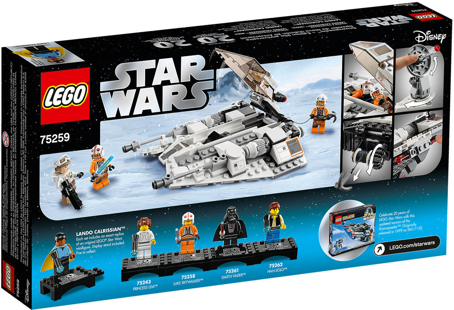 75259 LEGO Star Wars - Snowspeeder™ – Edizione 20° Anniversario