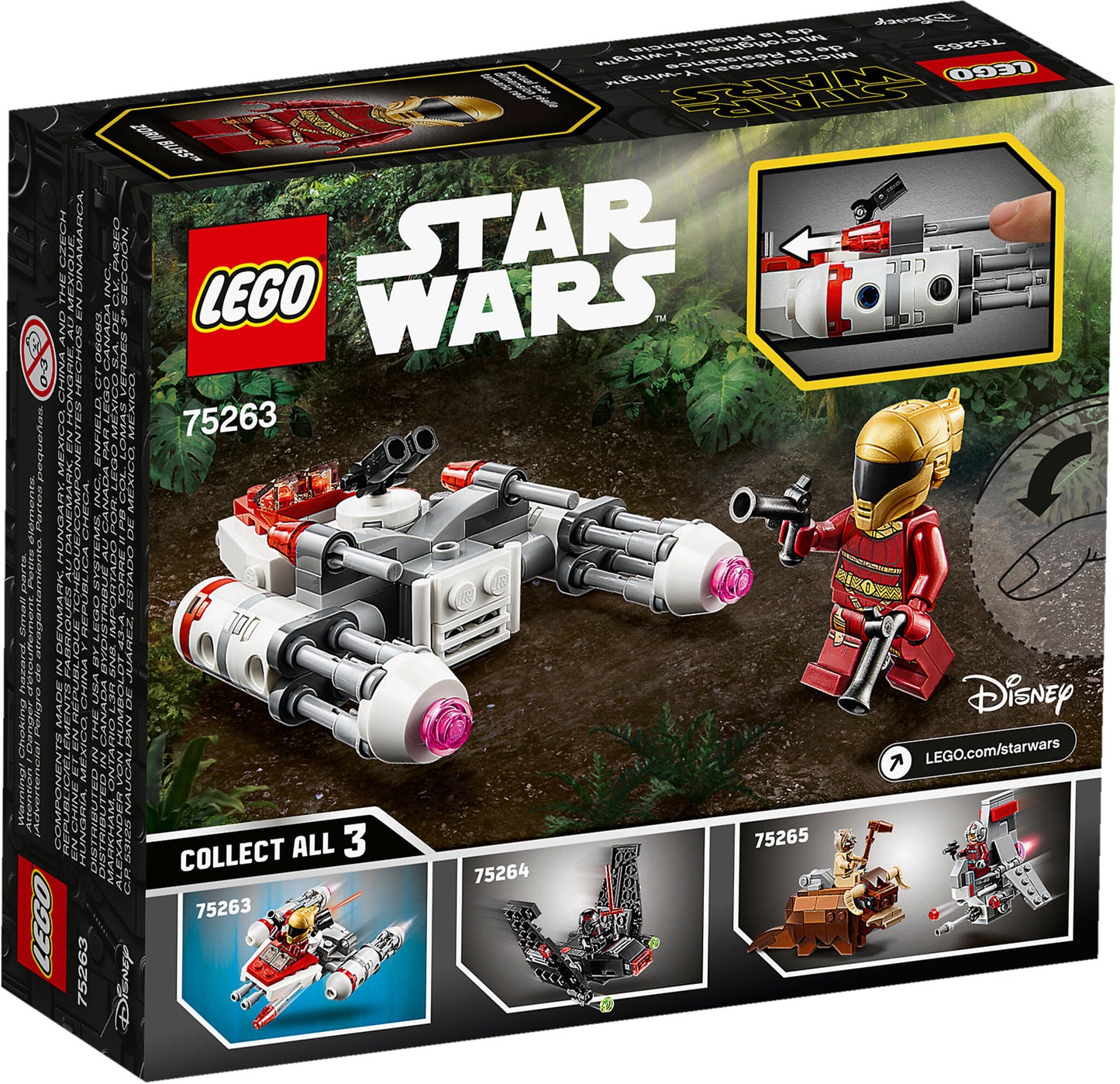 75263 LEGO Star Wars - Microfighter Y Wing™ Della Resistenza