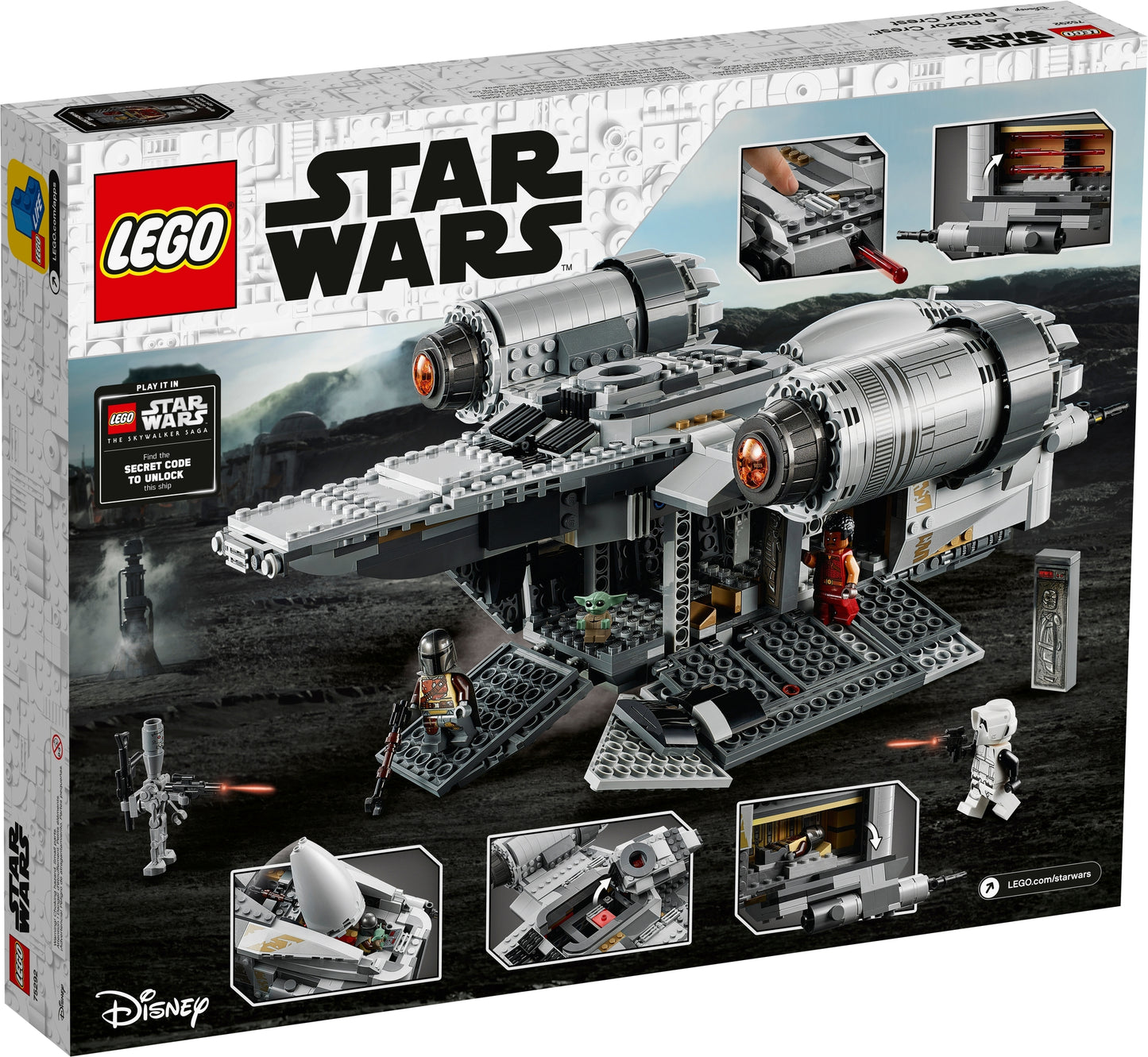 75292 LEGO Star Wars - The Mandalorian - Trasporto del Cacciatore di Taglie