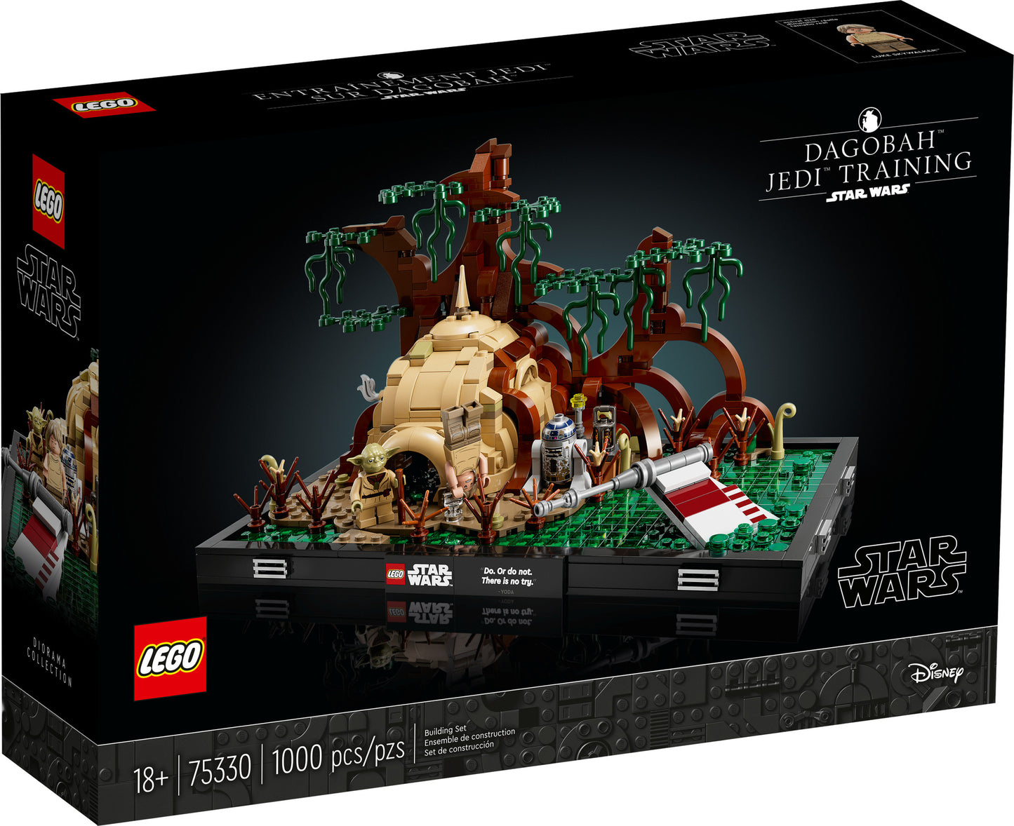 75330 LEGO Star Wars - Diorama addestramento Jedi™ su Dagobah™