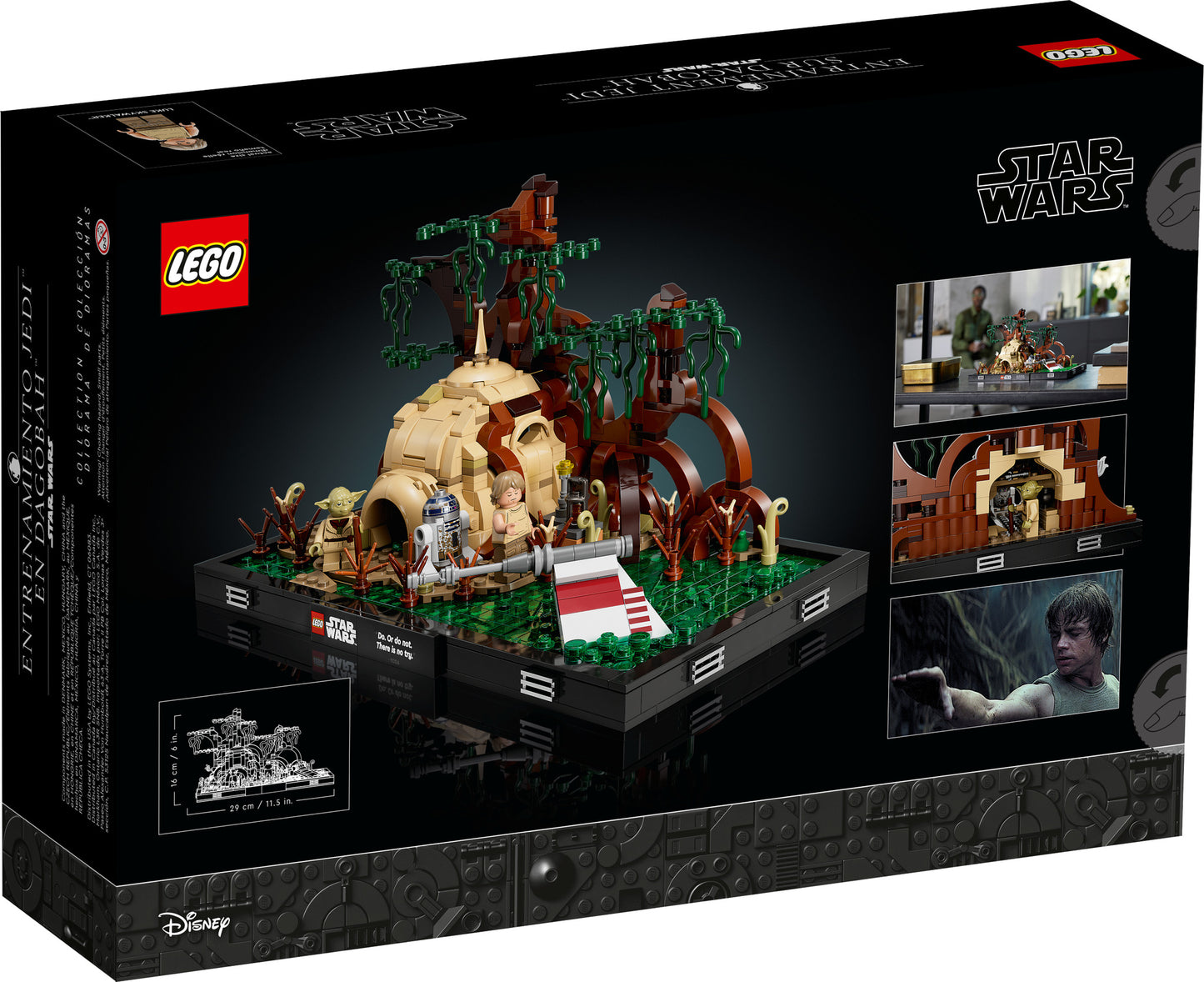 75330 LEGO Star Wars - Diorama addestramento Jedi™ su Dagobah™