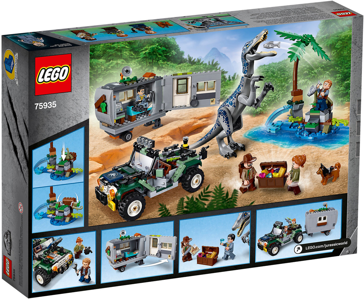75935 LEGO Jurassic World - Faccia A Faccia Con Il Baryonyx: Caccia Al Tesoro