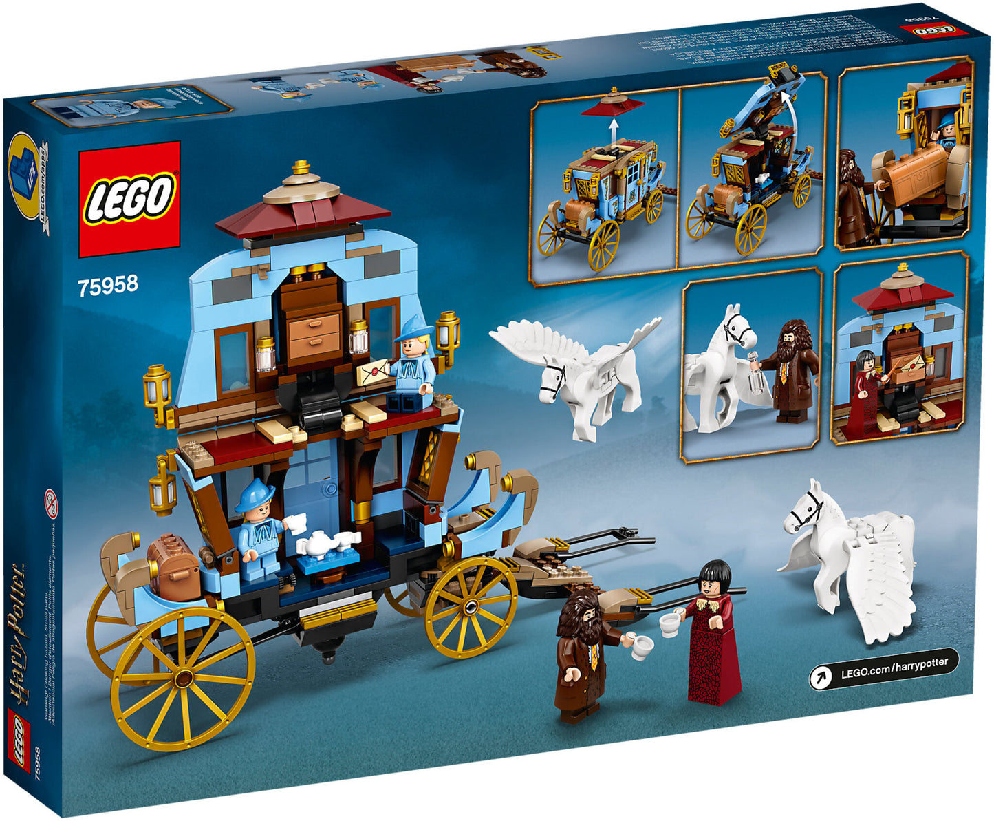 75958 LEGO Harry Potter - La Carrozza Di Beauxbatons: Arrivo A Hogwarts