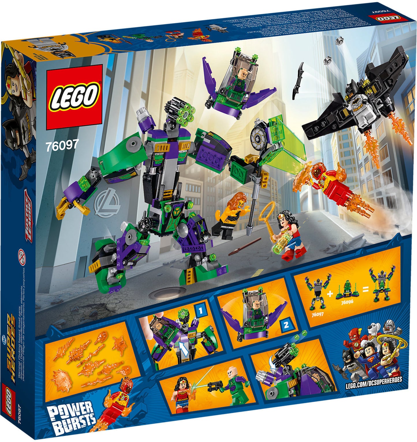 76097 LEGO DC Super Heroes - Duello Robotico Con Lex Luthor™