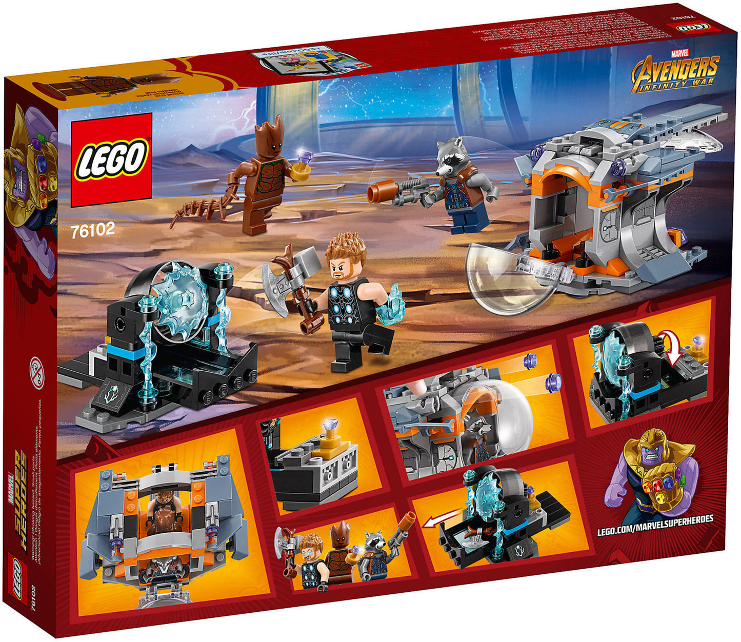 76102 LEGO Marvel Super Heroes - La Ricerca Dell'arma Suprema Di Thor