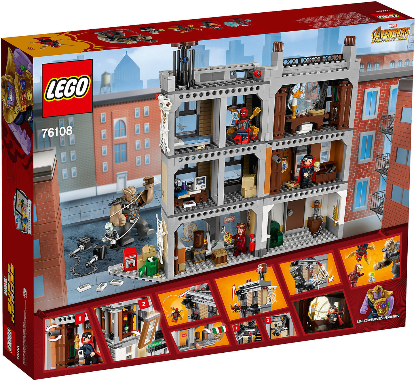 76108 LEGO Marvel Super Heroes - La Resa Dei Conti Al Sanctum Sanctorum