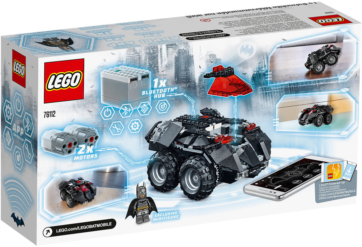 76112 LEGO DC Super Heroes - Batmobile Telecomandata