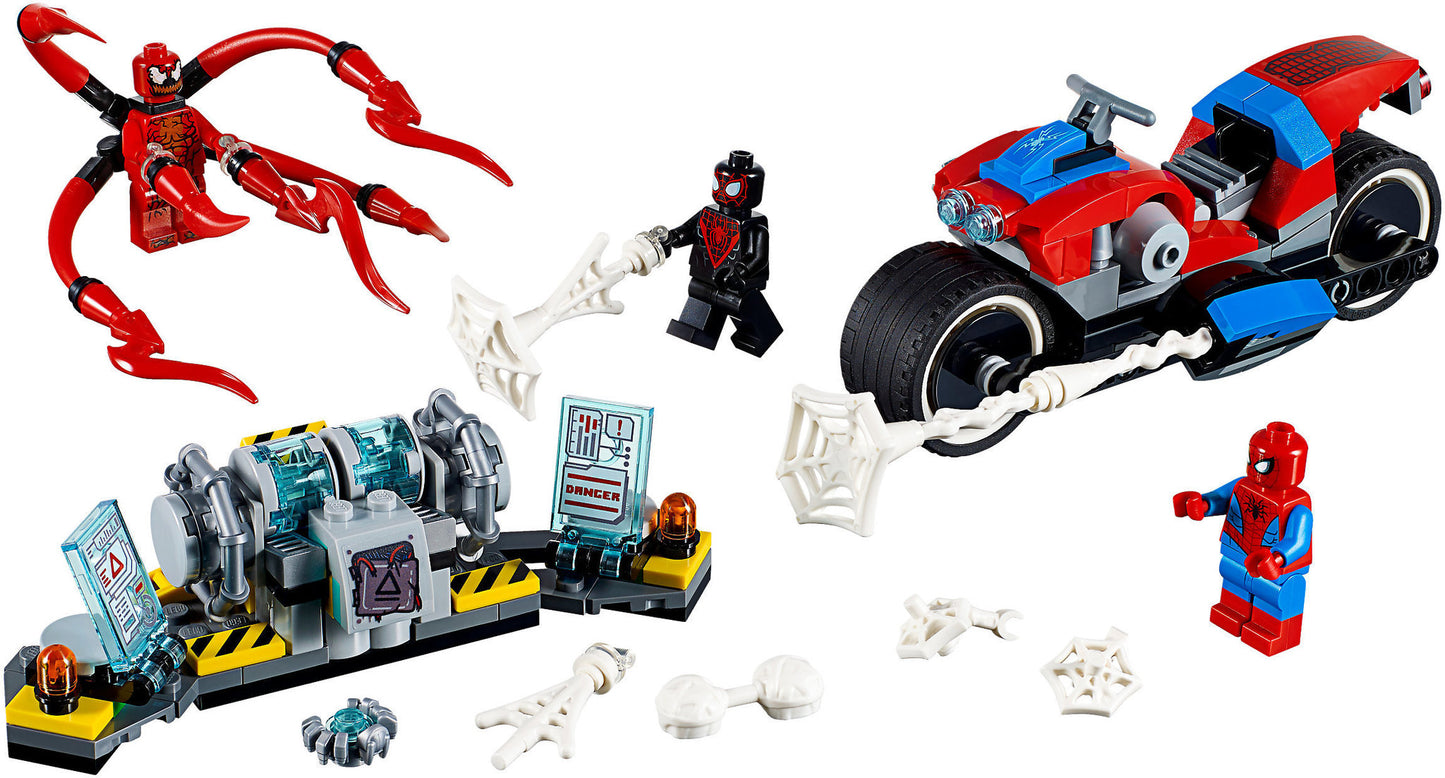 76113 LEGO Marvel Super Heroes - Salvataggio Sulla Moto Di Spider Man
