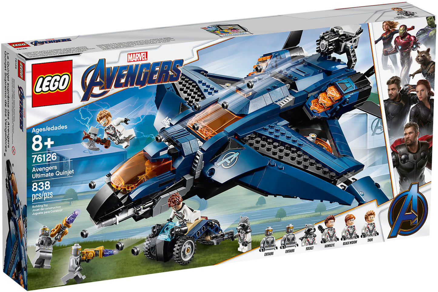 76126 LEGO Marvel Super Heroes - L'ultimate Quinjet Degli Avengers