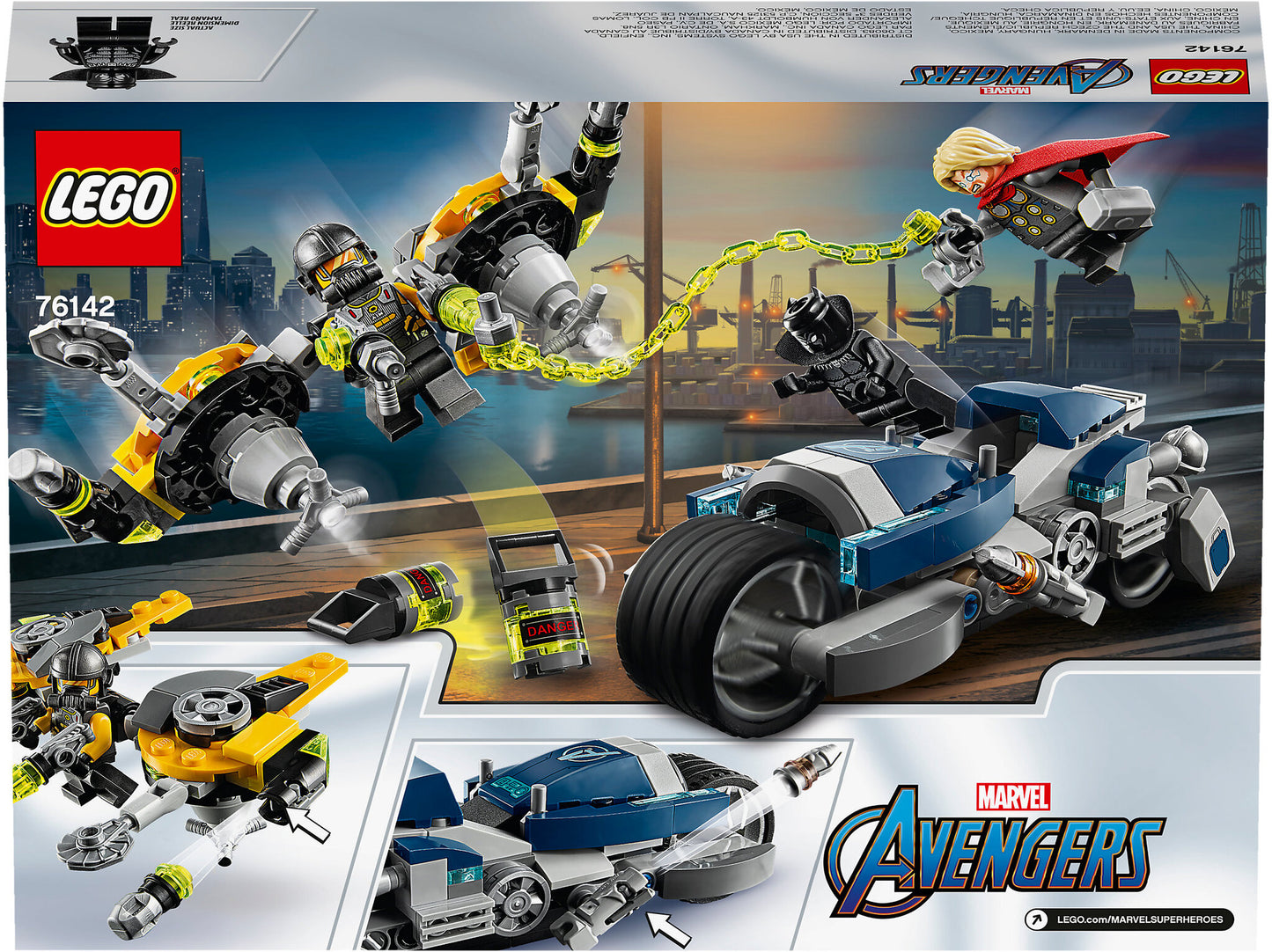 76142 LEGO Marvel Super Heroes - Avengers: Attacco della Speeder Bike