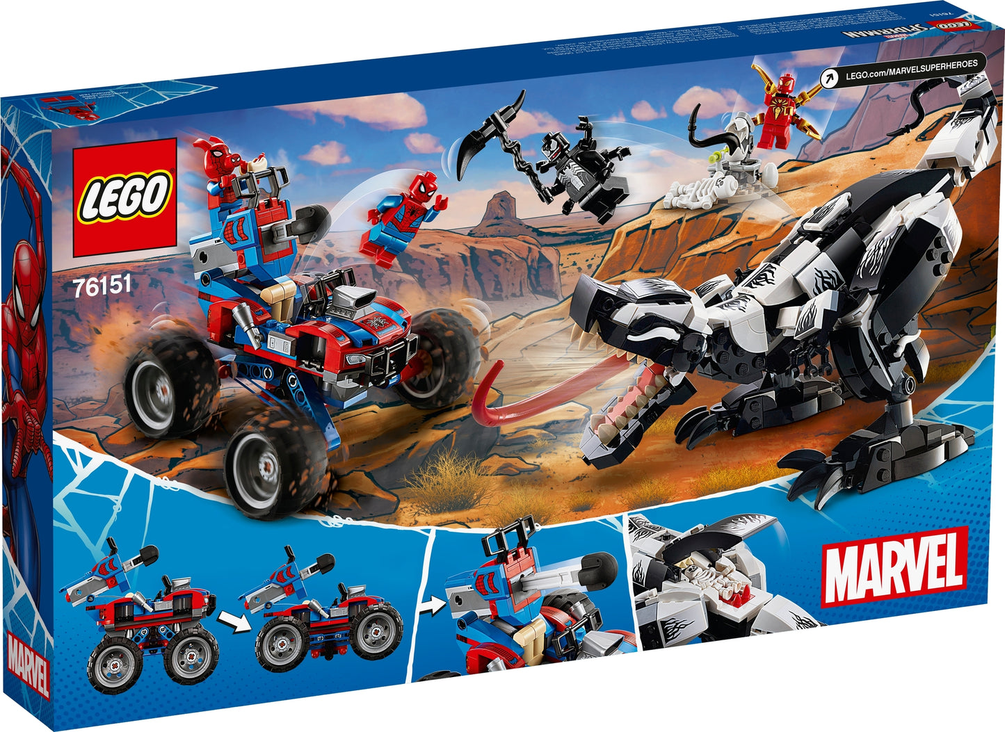 76151 LEGO Marvel Super Heroes - L'Agguato Del Venomsauro