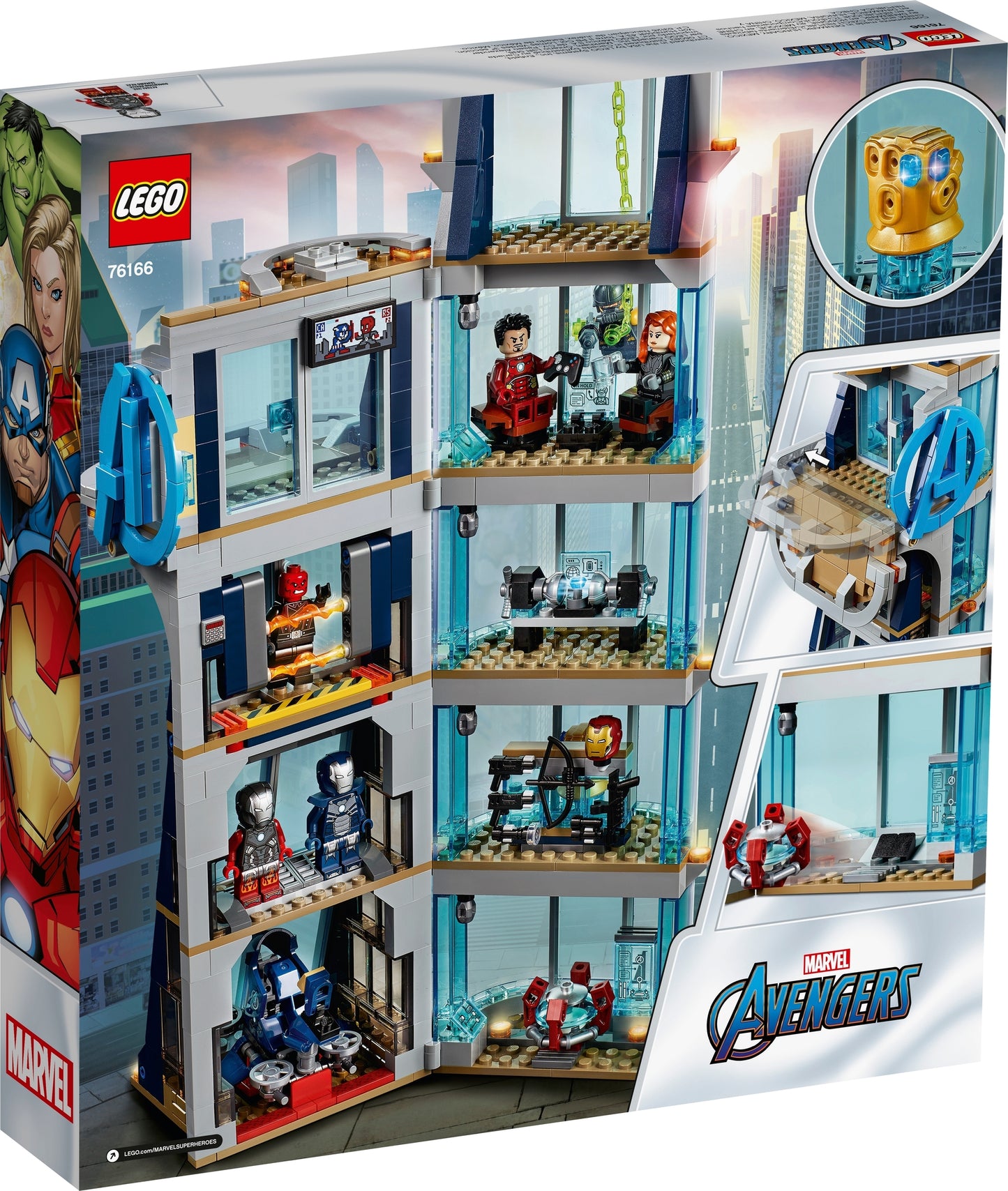 76166 LEGO Marvel Super Heroes - Battaglia Sulla Torre Degli Avengers