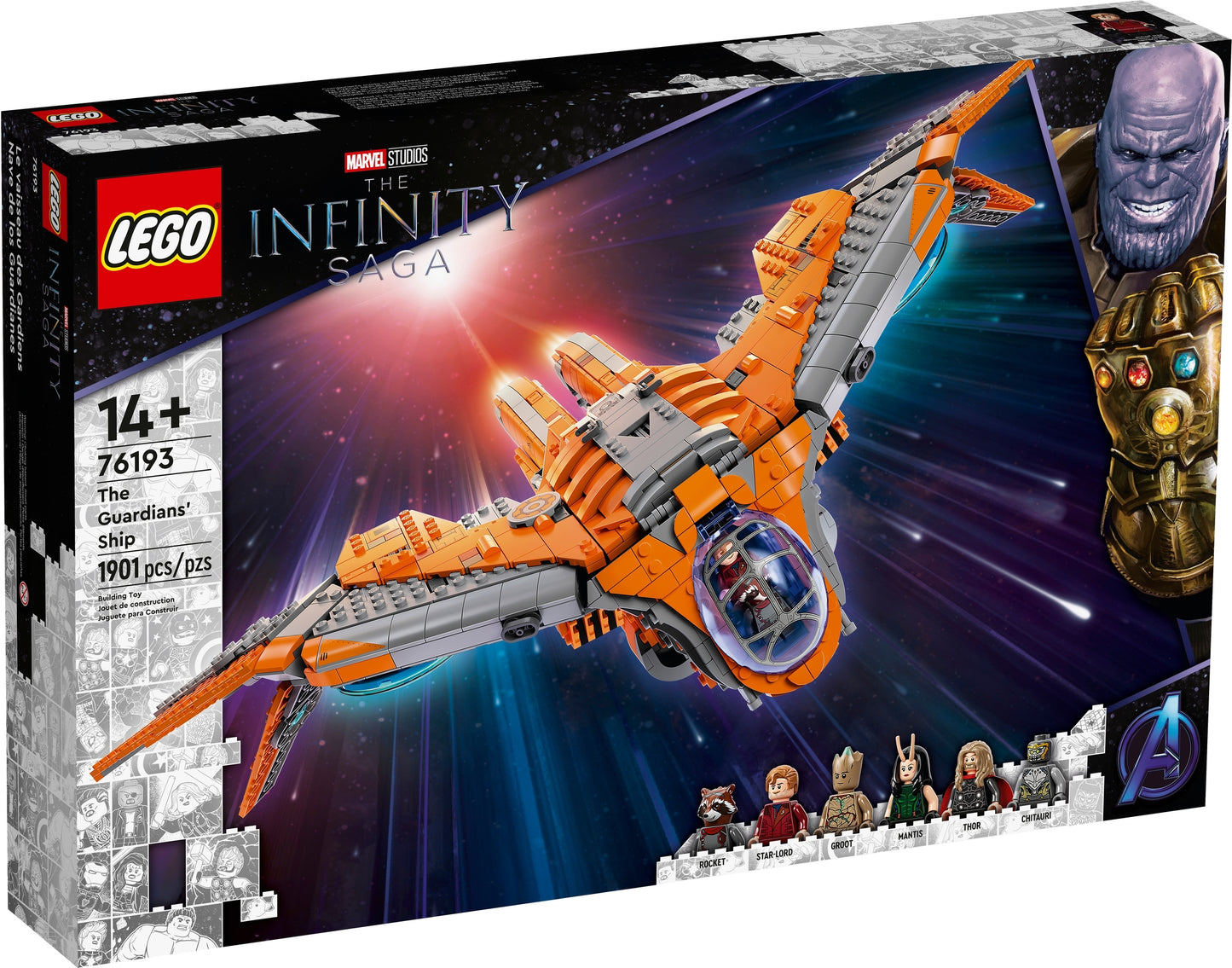 76193 LEGO Marvel Super Heroes - L’astronave dei Guardiani