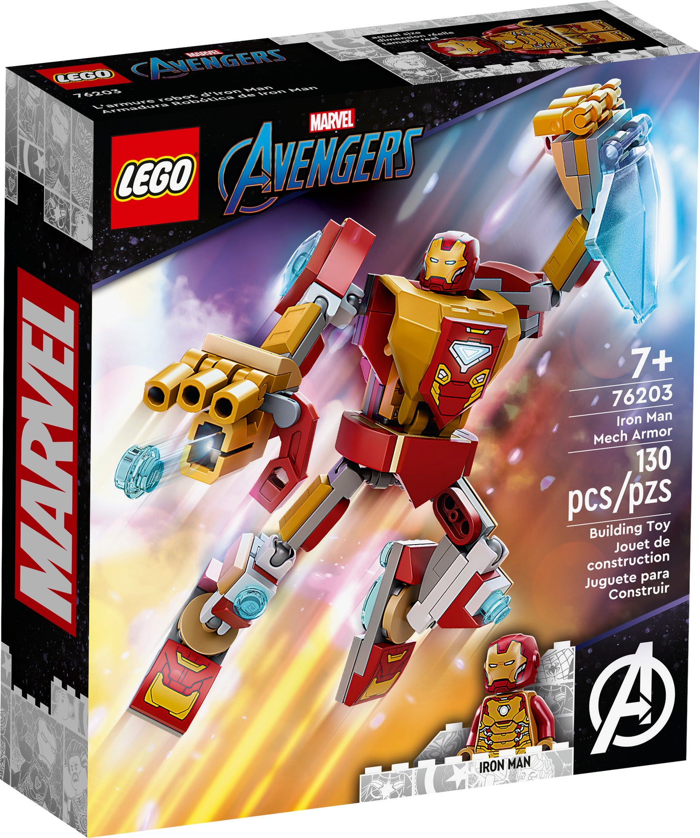 76203 LEGO Marvel Super Heroes - Armatura Mech Iron Man
