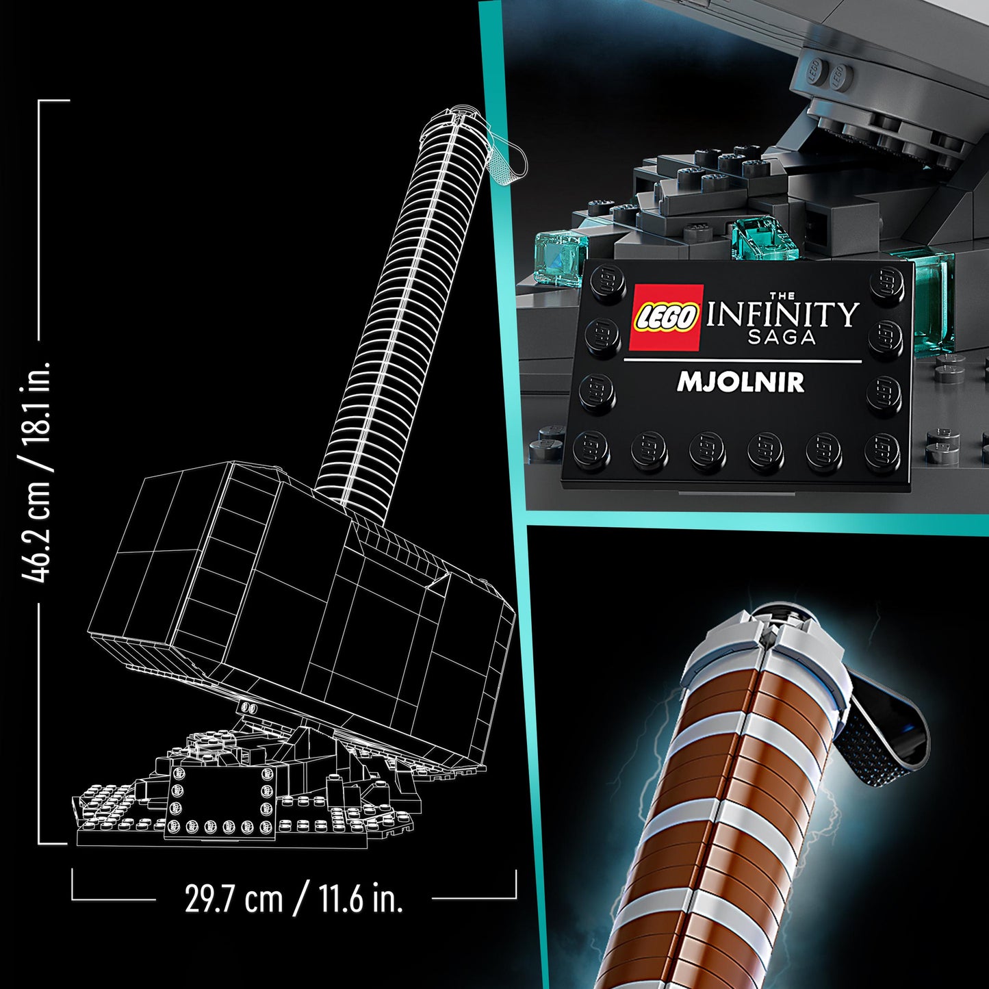 76209 ESCLUSIVA LEGO Marvel Super Heroes - Martello di Thor