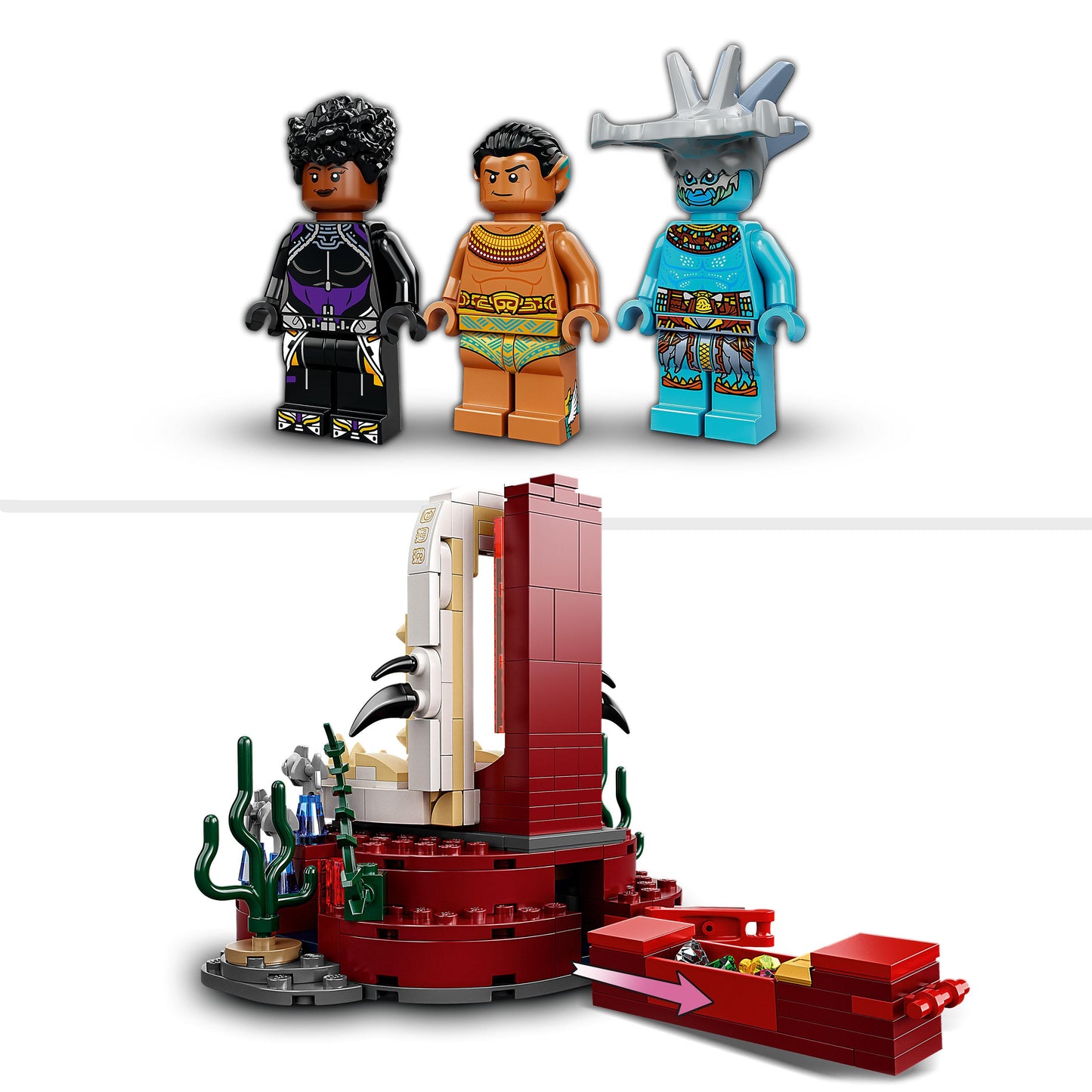 76213 LEGO Marvel Super Heroes - La stanza del trono di Re Namor