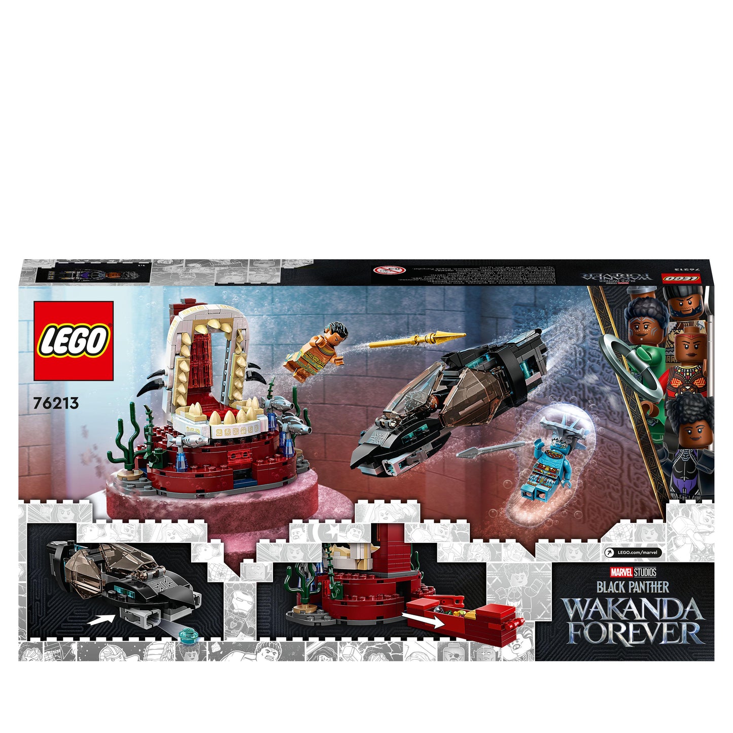 76213 LEGO Marvel Super Heroes - La stanza del trono di Re Namor
