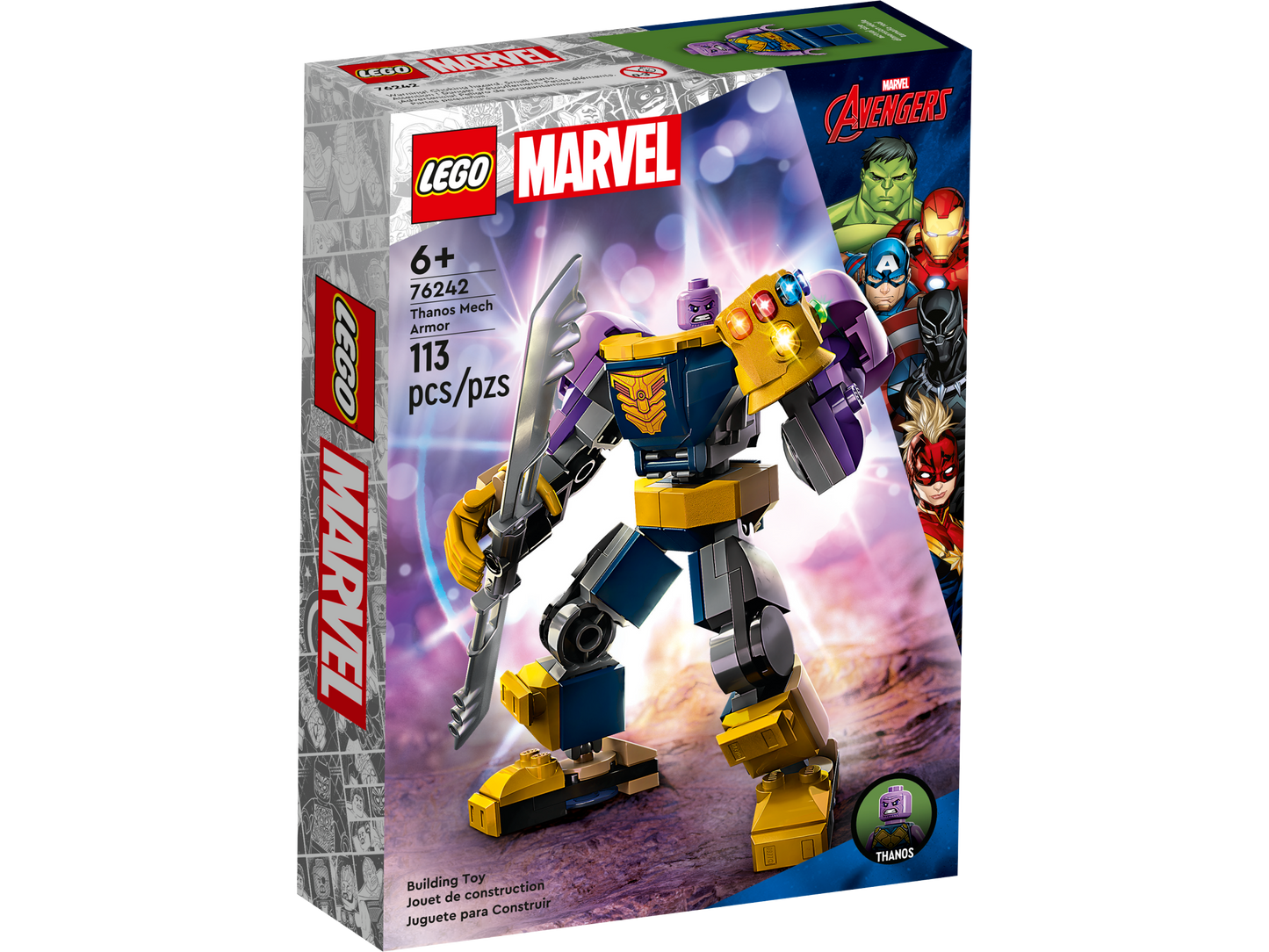 76242 LEGO Marvel Super Heroes - Armatura Mech Thanos