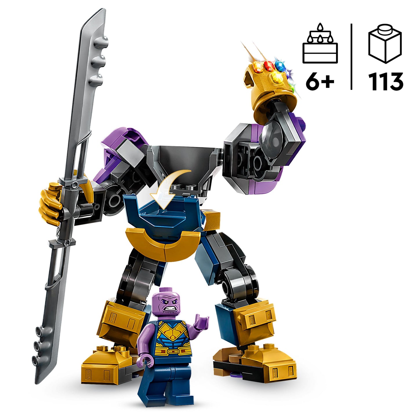 76242 LEGO Marvel Super Heroes - Armatura Mech Thanos