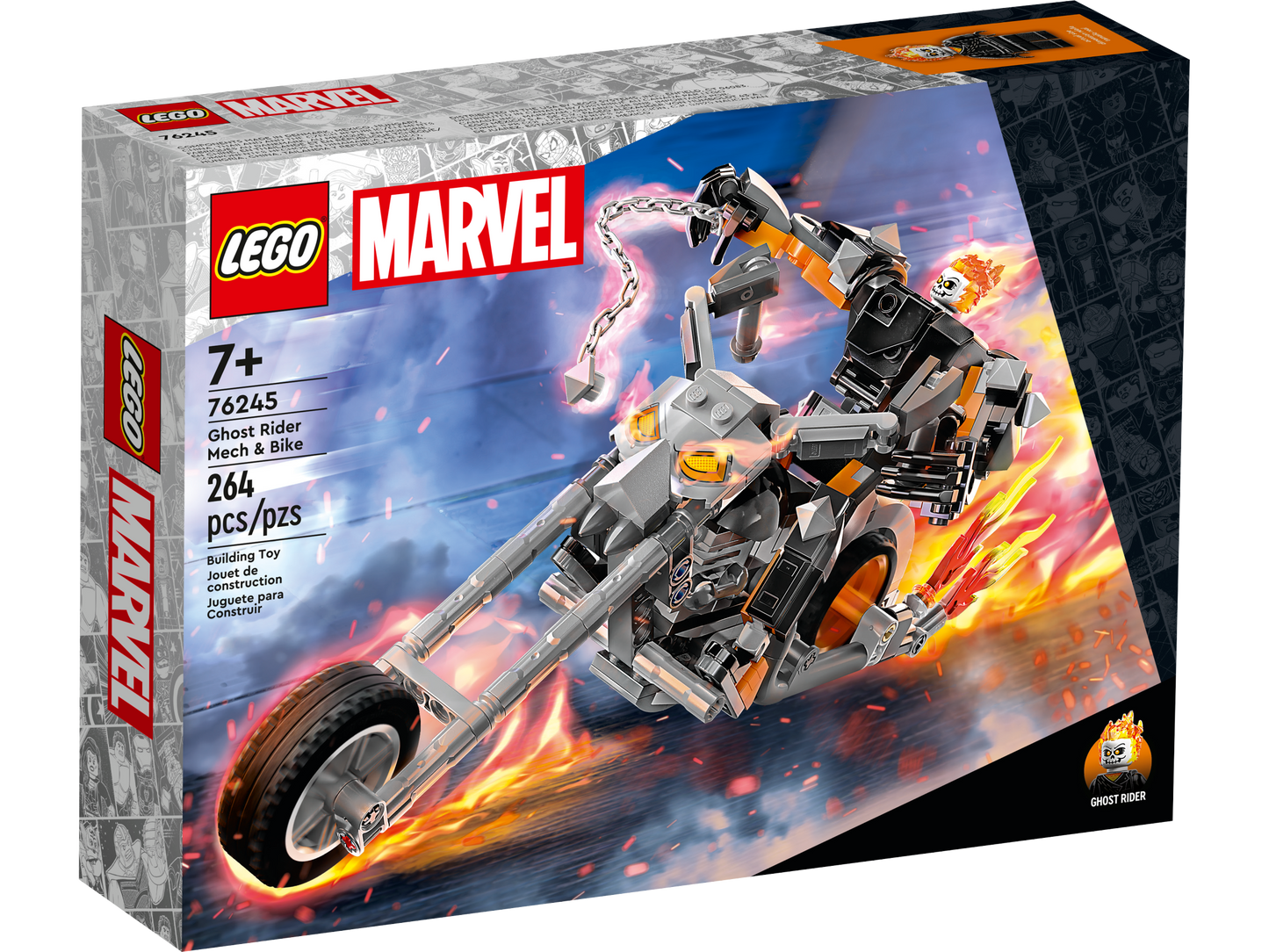 76245 LEGO Marvel Super Heroes - Mech e Moto di Ghost Rider