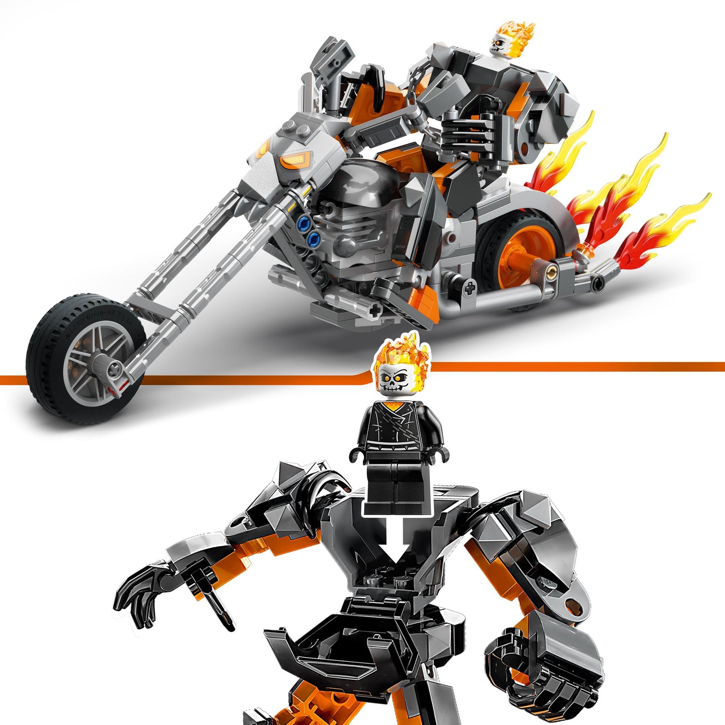 76245 LEGO Marvel Super Heroes - Mech e Moto di Ghost Rider