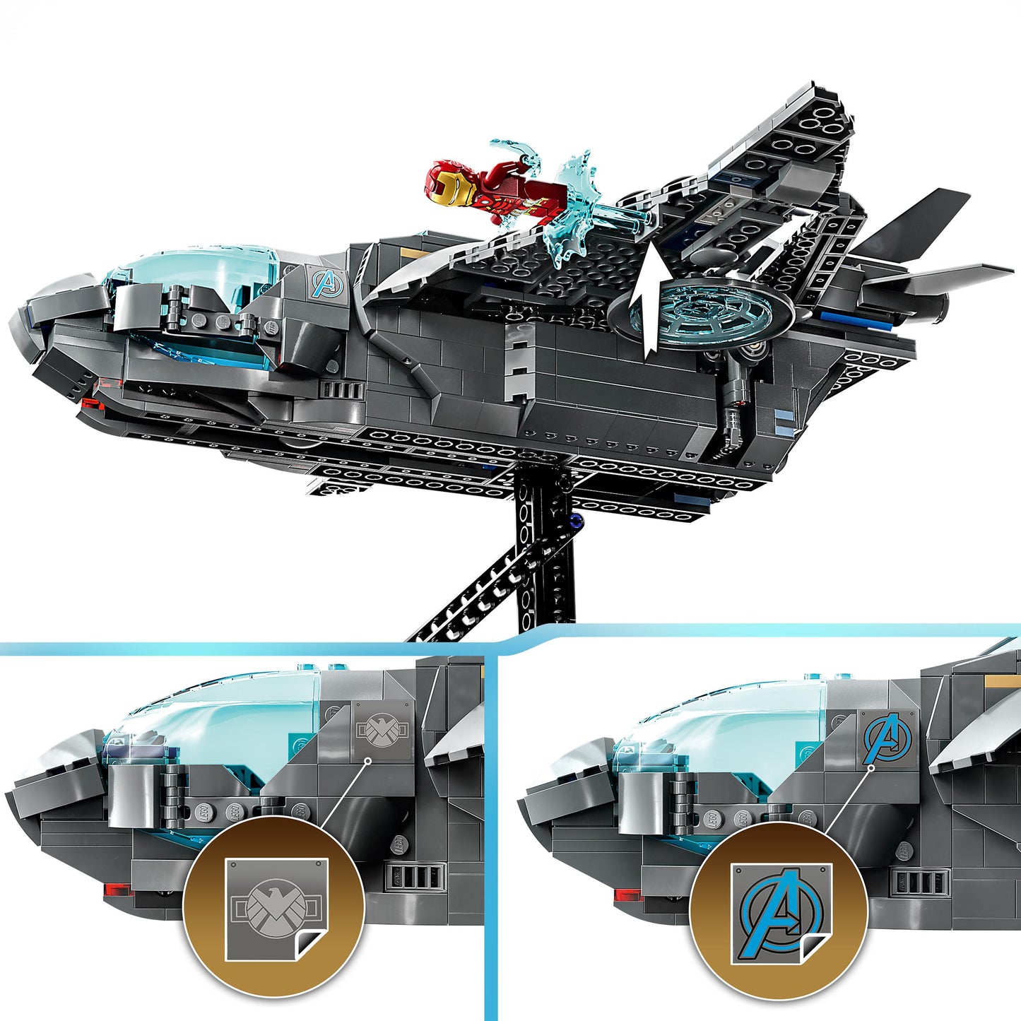 76248 LEGO Marvel Super Heroes - Il Quinjet degli Avengers