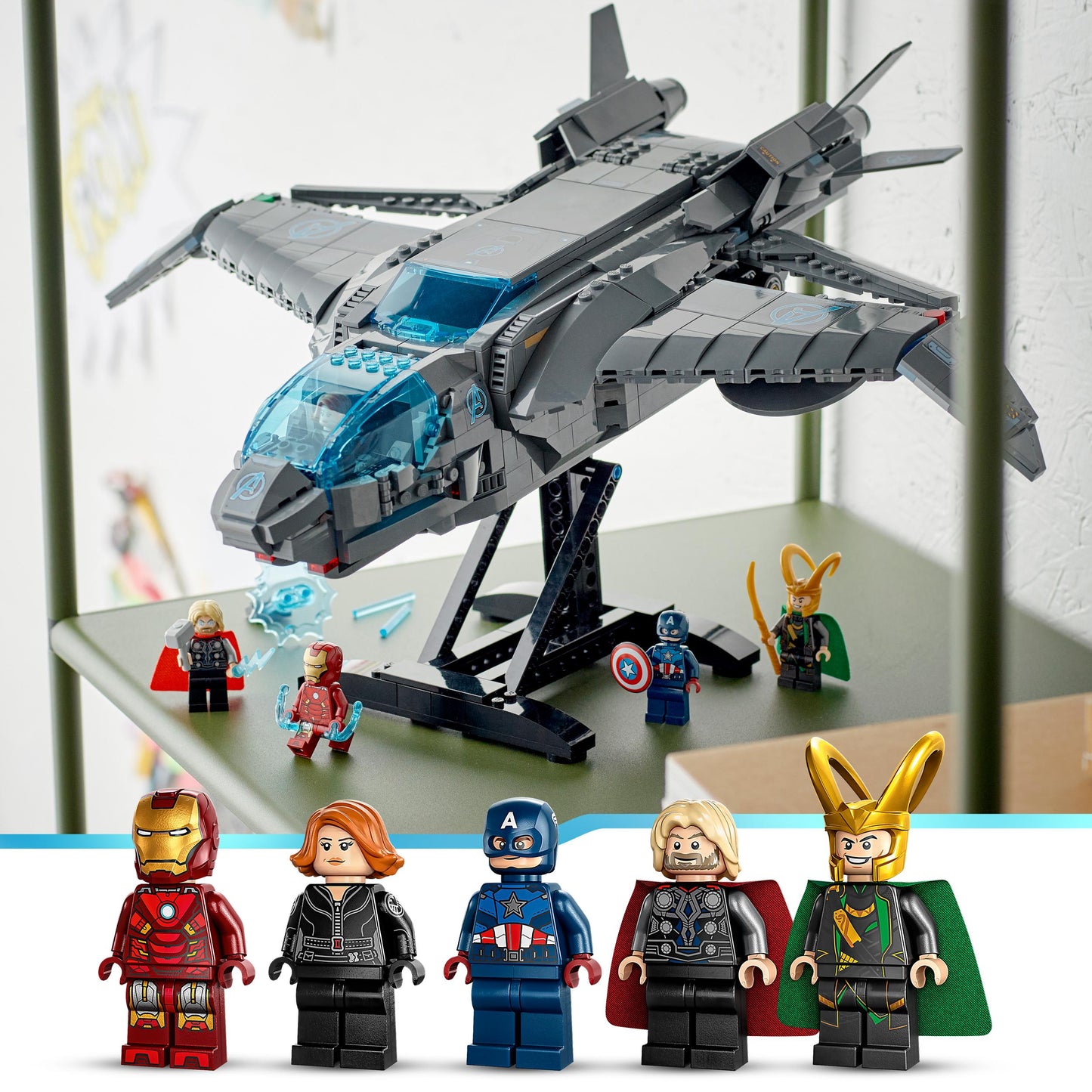 76248 LEGO Marvel Super Heroes - Il Quinjet degli Avengers