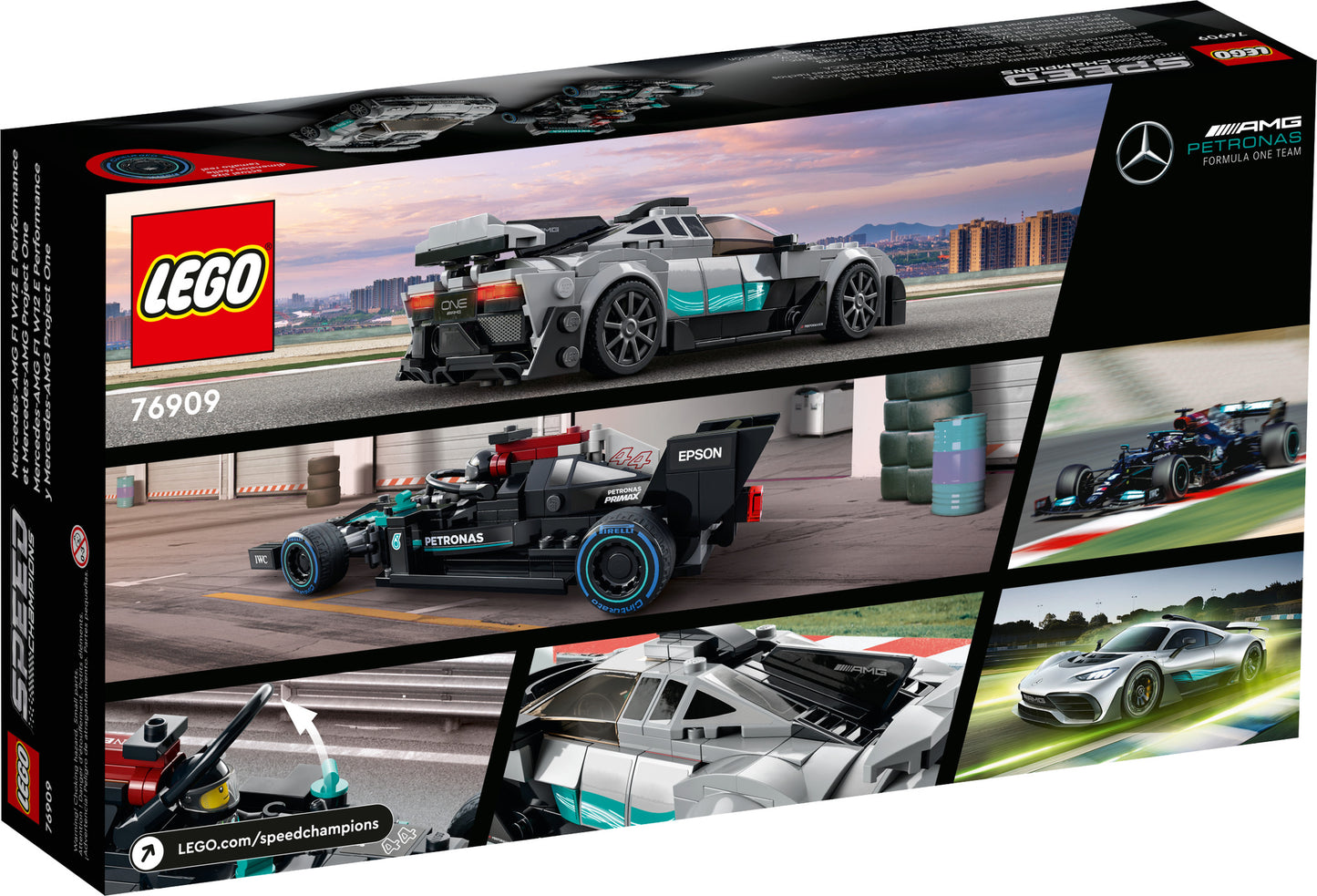 76909 ESCLUSIVA LEGO Speed Champions - Mercedes Amg F1 W12 E Performance E Mercedes Amg Project One