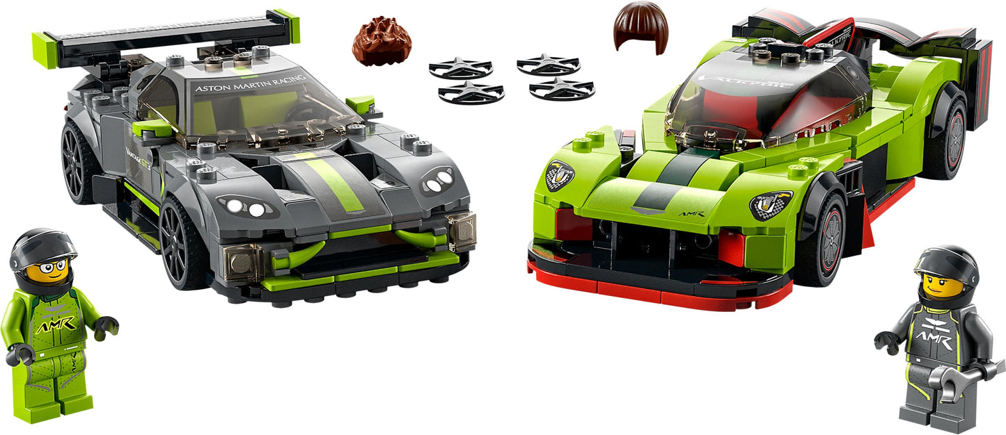 76910 LEGO Speed Champions - Aston Martin Valkyrie AMR Pro e Aston Martin Vantage GT3