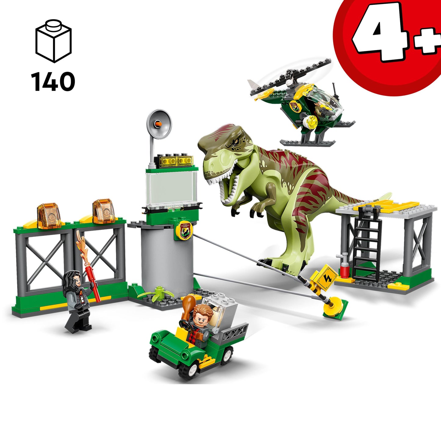 76944 LEGO Jurassic World - La fuga del T. rex