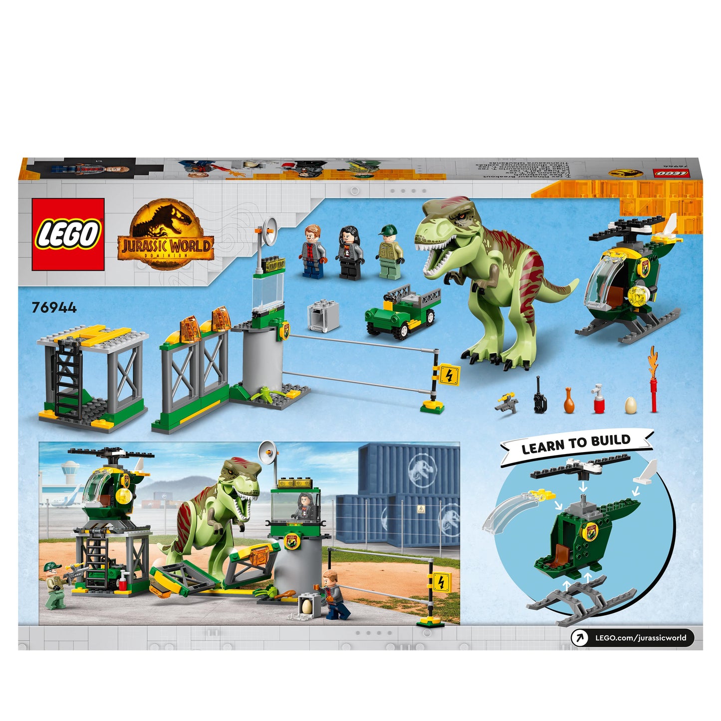76944 LEGO Jurassic World - La fuga del T. rex