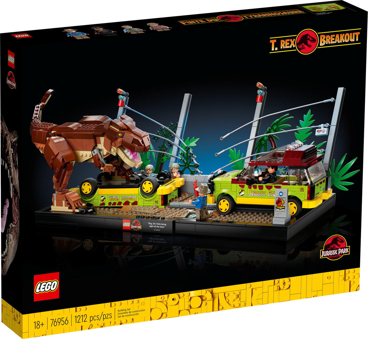 76956 LEGO Jurassic World - Fuga del Tirannosauro